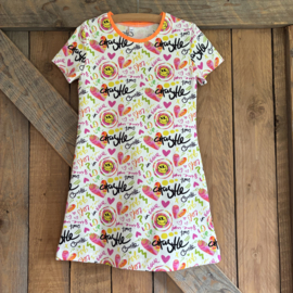 Jurk graffiti maat 104