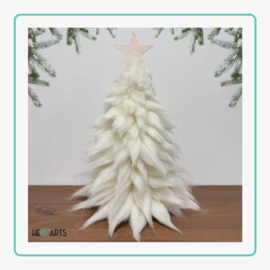 Diy pakket kerstboom van lontwol