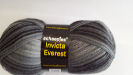 Scheepjes Invicta Everest grijs/zwart sokkenwol
