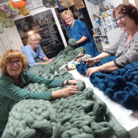 Workshop woondeken breien donderdag 9 april