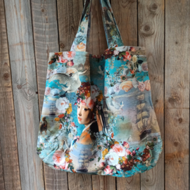 Canvas tas oud hollands