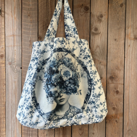 Stenzo tas Royal Delfts blauw