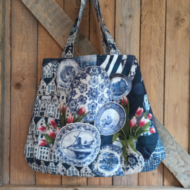 Tas Delftsblauwe schotels
