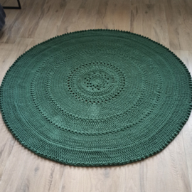 Vloerkleed Floor rond 125 groen