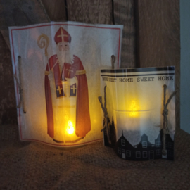 Windlicht cover Sinterklaas