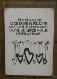 Tekst bordje nr 244 Een bevalling is...