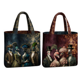 Tas-paneel Peacock dressed wine