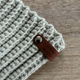 Stoere gehaakte pannenlappen birch
