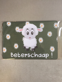 Bordje beterschaap 446