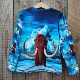 Sweater Mammoet/pinguÏn maat 116