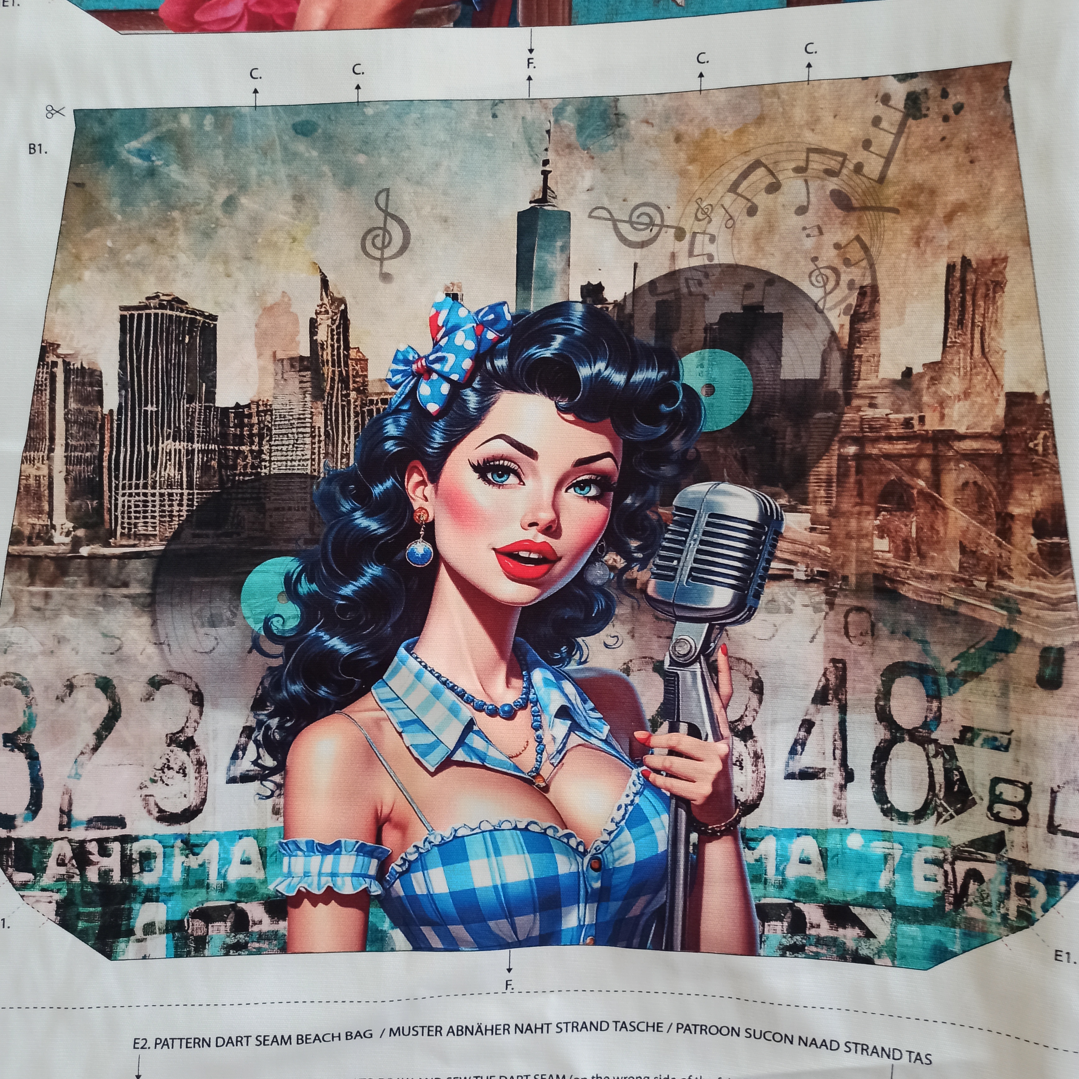 Tas paneel Rock&Roll jukebox