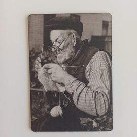 Nostalgisch bordje Breiende man nr 123