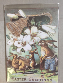 Nostalgisch bordje easter greetings P15