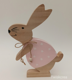 Diy pakket houten konijnen/paashazen