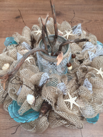Keuze workshop jute krans beach donderdag 4 juni