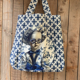 Stenzo tas Royal Delfts blauw