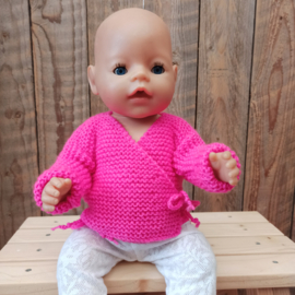 Baby-born overslagvestje roze