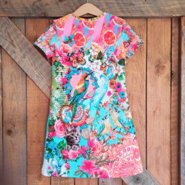 Jurkje buldog/olifant/vogels maat 116