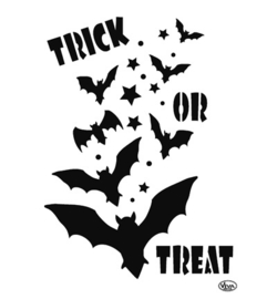 Sjabloon  Trick or treat A4