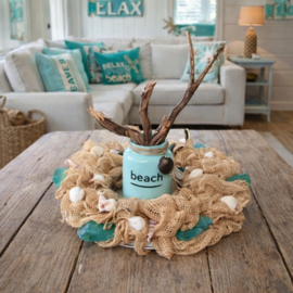 Keuze workshop jute krans beach donderdag 4 juni