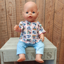 Baby-born t-shirt met legging