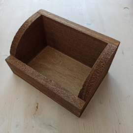 Houten bakje voor viltjes