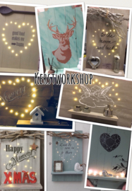 Workshop (kerst)sfeerbord dinsdag  14 november