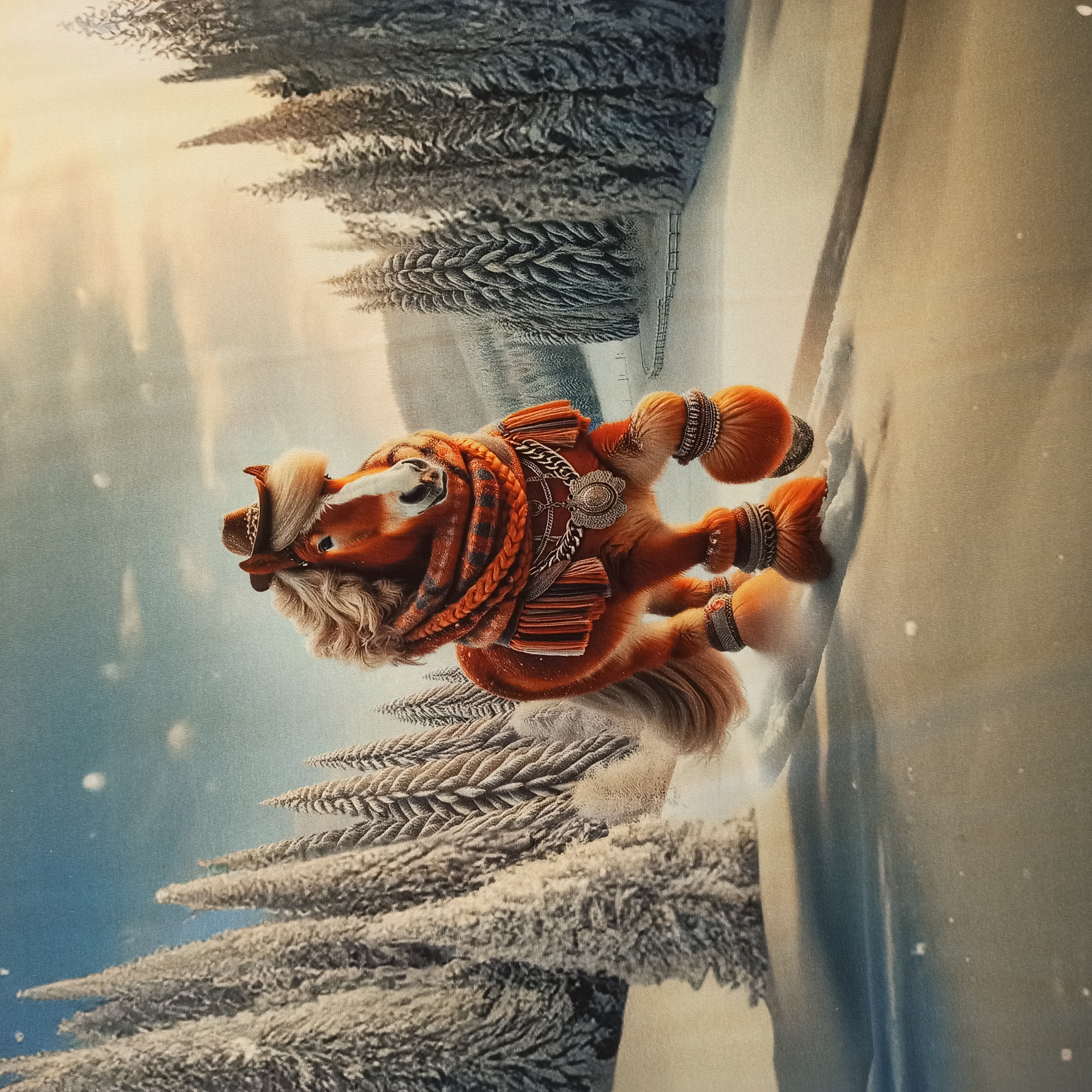 Stenzo paneel winter paard
