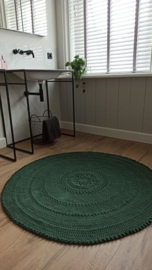 Vloerkleed Floor rond 125 groen