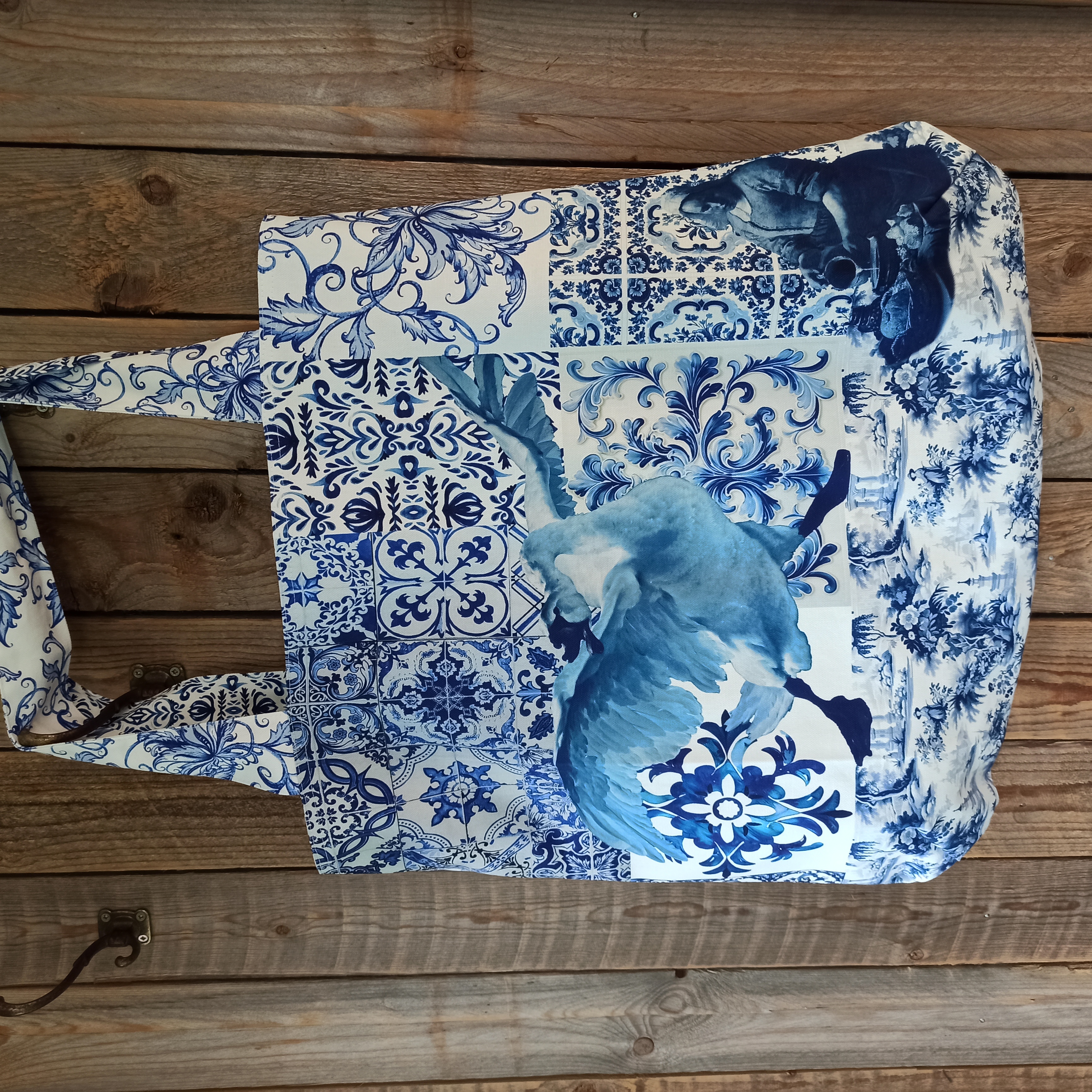 Tas Delfts blauwe tegeltjes