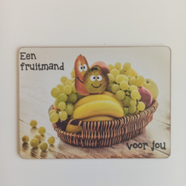 Decoratiebordje Fruitmand nr 457