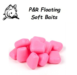 P&R Floating-Soft Baits Mais Fluo Rose 10mm 10stuks