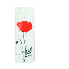 poppy bookmark