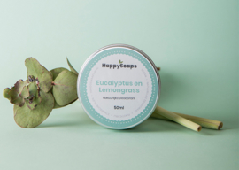 HappySoaps Natuurlijke Deo Eucalyptus Lemongrass
