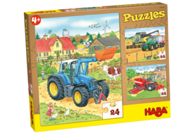 Haba Puzzel Tractor & Co