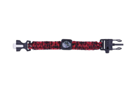 Moses Expeditie Natuur- Survival armband Rood
