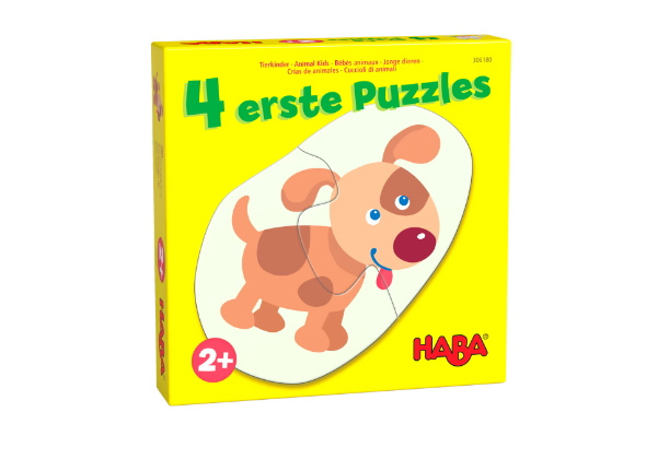 Haba Puzzel 4 eerste puzzels - Jonge Dieren