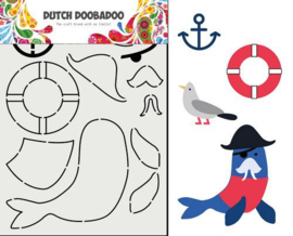 Dutch Doobadoo Card Art Built Up Zeeleeuw