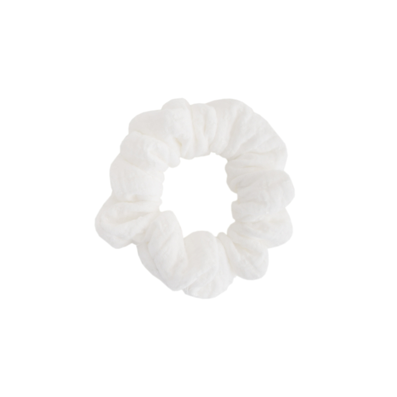 Mini-scrunchie CRINKLE off white