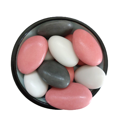 Doopsuiker Vintage roos mix 5 Kg