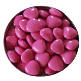 Doopsuiker hartjes fuchsia 5 Kg