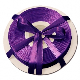 Ruban satin 6mm Violet