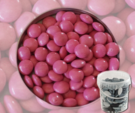 Suikerbonen confetti fuchsia emmer 400 gr