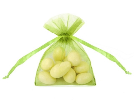 Organza zakjes appel groen 10st