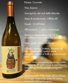 Cantina di Paglia - Vino Bianco - Cocciuta in Barrique