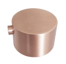 Caral thermostaatknop los voor inbouwthermostaat 2-weg geborsteld koper