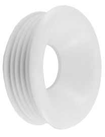 Riko valpijpmanchet (tbv laag- of hooghangend toilet) wit