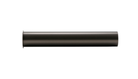 Sifon-verlengbuis 20cm met kraag Gunmetal