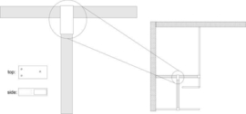 Wiesbaden teekoppeling (tbv stabilisatiestang) chroom