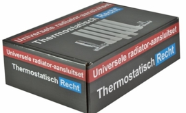 Riko luxe therm. radiator aansluitset recht